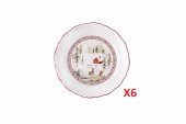 Porland Caribou Düz Tabak 19cm 6lı 04AP022128 - 1