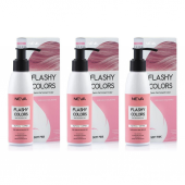 Neva Flashy Colors Yarı Kalıcı Saç Boyası 100 Ml Toz Pembe 3 Adet thumbnail 2