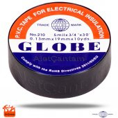 Globe Elektrik Bandı İzole Bant 10 Lu Paket- Siyah - 1