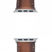 Bouletta Apple Watch Uyumlu Deri Kordon 42-44-45mm SM26 Kahve - 4