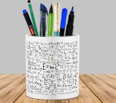 E=mc kare Kaktüs Sukulent Saksı Kalemlik - 1