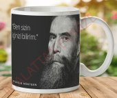 WILHELM RONTGEN MİZAHİ SÖZLER İki Tarafı Baskılı Kupa Bardak - 1