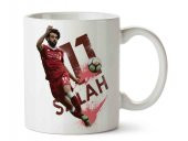 Mohamed Salah Muhammed Salah 11 Numara İki Tarafı Baskılı Kupa Bardak - 1