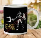 Alien Get Away From Her You Bitch İki Tarafı Baskılı Kupa Bardak - 1