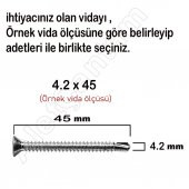 Matkap Uçlu Vida Akıllı Apex Vidası 4.2x38 - 100 Adet - 2