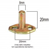 Aletçantam Havluluk Sabunluk Aksesuar Bağlantı Aparatı 5li Paket - 2
