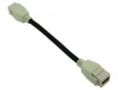HDMI Dişi - Dişi Beyaz Keystone Ara Kablo - 20 cm - 1