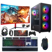 Turbox Tx2310 i7 2600 16GB Ram 256GB SSD 1TB HDD 4GB GTX750Ti 27 inç Curved Masaüstü Oyun Bilgisayarı - 1