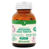 Dinamis Standardized Extract Artichoke Milk Thistle 60 Kapsül - 1