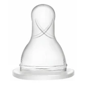 Hanymish Yuvarlak Silikon Biberon Emziği No 1 0-6 Ay - 2