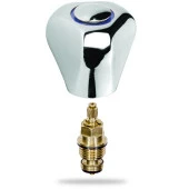Büyük Ağır Tip Alfa Musluk Başlığı Çeşme Başı Salmastra Volan Takımı 155 Gr - 1