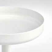 Metal Çiçeklik-Saksılık Beyaz Renk MeridyenDukkan 24 cm İç Mekana Uygun - 3