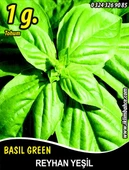 Reyhan Tohumu Fesleğen Yeşil Renk Pk ~1 G (~ Takribi 350 Tohum) - 1