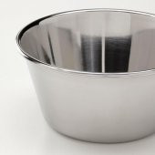 Metal Servis Kasesi Paslanmaz Çelik MeridyenDukkan 13 Cm Çerezlik -1 Adet - 4