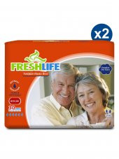Pure Baby 2li Pure Baby Freshlife Large Yetişkin Hasta Bezi 30x2 (60 Adet) - 3
