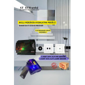AT-Eco Akıllı Merdiven Aydınlatma Basamak Kontrol Modülü+1 LAZER+1 PIR Sensör Kit (Analog Modül) - 1