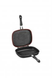 Schafer Kare Double Grıll Pan 34 cm Kare Çift Taraflı Tava - 1