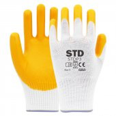 STD BEYBİ NİTRİL KAPLAMA ÖRME İŞ ELDİVENİ EN388 - 1