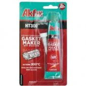 AKFİX TÜP SIVI CONTA YÜKSEK ISI SİLİKONU 300 C KIRMIZI CONTA 50ML - 3