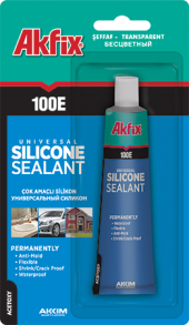 AKFİX 100E  TÜP SİLİKON ŞEFFAF 50 ML - 4