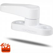 Pvc Çocuk Emniyet Mandalı Pencere Kilidi Beyaz metal-zamak - 1