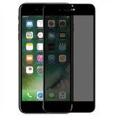 iPhone 7 Plus / 8 Plus Hayalet Privacy Gizli Seramik Mat Ekran Koruyucu Siyah - 1