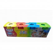 Oyun Hamuru 4 Lü Ana Renkler 520 gr Fatih Oyun Hamur Seti 4 Renk - 1