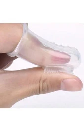 Parmak Diş Fırçası Bebek Diş Kaşıma Kutulu Tartar Bebek Slikon Diş Fırçası - 3