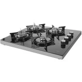 Ferre S2240 CE 4 Gözü Gazlı Siyah Cam Set Üstü Ocak - 1