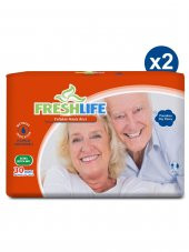 Pure Baby 2li Pure Baby Freshlife Xlarge Yetişkin Hasta Bezi 30x2 (60 Adet) - 2