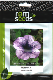 Petunya Çiçek Tohumu 2 - Petunıa Hybrıda (~ Takribi 50 Tohum) - 1