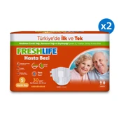 2'li Freshlife Small Beden Küçük Boy Yetişkin Hasta Bezi 30x2 (60 Adet) - 2