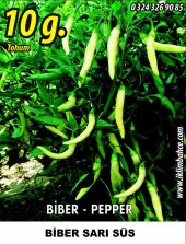 Biber Tohumu Sarı Süs - 10 g (~ Takribi 800 Tohum) - 1