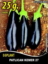 Patlıcan Tohumu Kemer 27 - 25 g (~ Takribi 3.250 Tohum) - 1