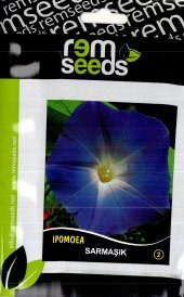 Sarmaşık Çiçek Tohumu - 2 - Tropaeolum Azureum (Blue Nasturtium) (~ Takribi 12 Tohum) - 1