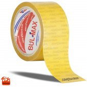 BUL-MAX HALI BANDI ÇİFT TARAFLI ŞEFFAF FİLM BANT 48MM x 20MT - 1