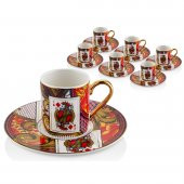 Lamedore Cards 6lı Kahve Fincan Takımı - 1