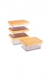 Bambum Made - 4lü Saklama Kabı - 1