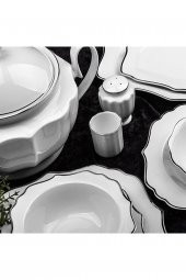 Aryıldız 60 Parça Silver Porselen Yemek Takımı 34001 - 1