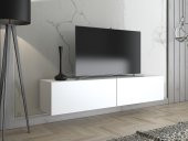Woodn Love Toprak 150 Cm Duvara Monte Tv Ünitesi - Beyaz / Siyah - 3