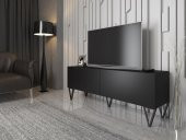 Woodn Love Emir 150 Cm Metal Ayaklı Tv Ünitesi - Siyah / Siyah - 3