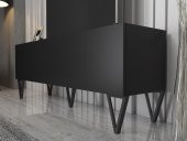 Woodn Love Emir 150 Cm Metal Ayaklı Tv Ünitesi - Siyah / Siyah - 4