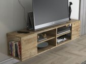 Woodn Love Echo 150 Cm Duvara Asma Tv Ünitesi - Atlantik Çam - 4