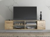 Woodn Love Echo 150 Cm Duvara Asma Tv Ünitesi - Atlantik Çam - 5