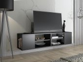 Woodn Love Echo 150 Cm Duvara Asma Tv Ünitesi - Siyah - 3