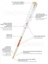 İzeltaş Elektrik Kontrol Kalemi Yıldız Uçlu 190 MM Uzun Boy - 2