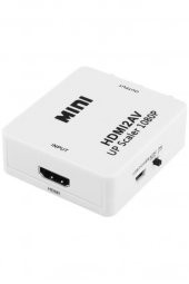 Datapower Mini HDMI to RCA 2 AV Çevirici Dönüştürücü HDMI2AV Video Adaptör - 1