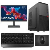 Turbox Tx2642 i3 12100F 16GB Ram 256GB SSD 2GB R5 230 21.5 inç Lenovo Monitör Masaüstü Ev Ofis Bilgisayarı - 1