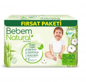Bebem Natural Bebek Bezi Midi 5 Beden Fırsat Paketi 40 Adet - 1