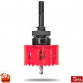 Gfb Bi Metal Panç Metal Testere 65 Mm-Sds Kanallı Mandren Girişli Adaptör - 1